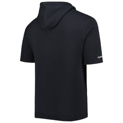 Las Vegas Raiders Mitchell & Ness Washed Short Sleeve Pullover Hoodie