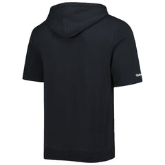 Pittsburgh Steelers Mitchell & Ness Washed Short Sleeve Pullover Hoodie