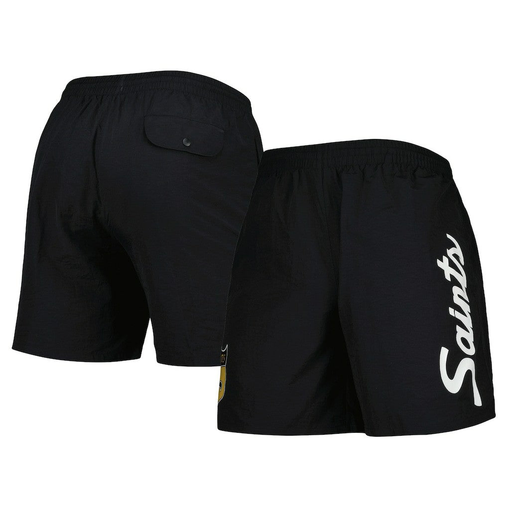 New Orleans Saints Mitchell & Ness Team Essentials Nylon Shorts