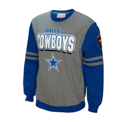 Dallas Cowboys Mitchell & Ness All Over 2.0 Pullover Sweatshirt