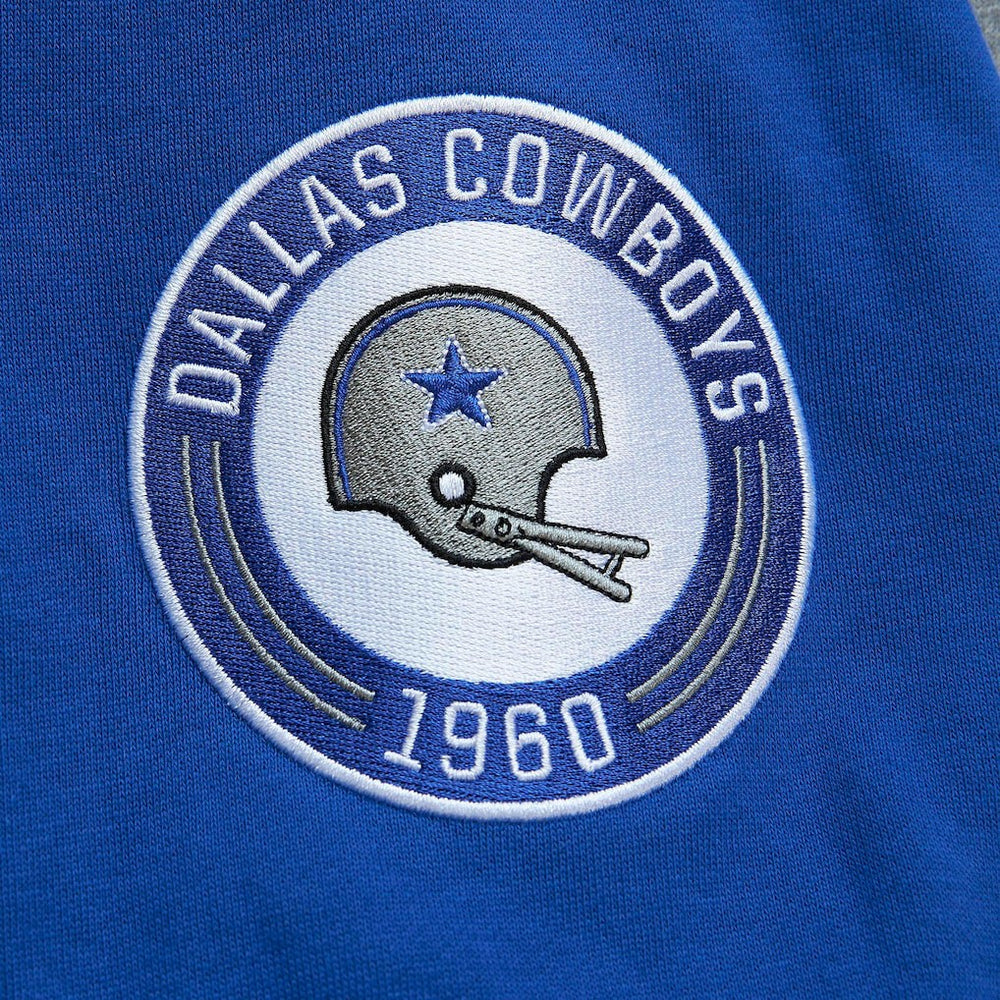 Dallas Cowboys Mitchell & Ness All Over 2.0 Pullover Sweatshirt