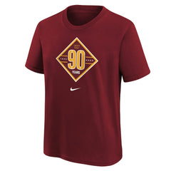 Washington Commanders Nike Youth 90th Anniversary Logo T-Shirt