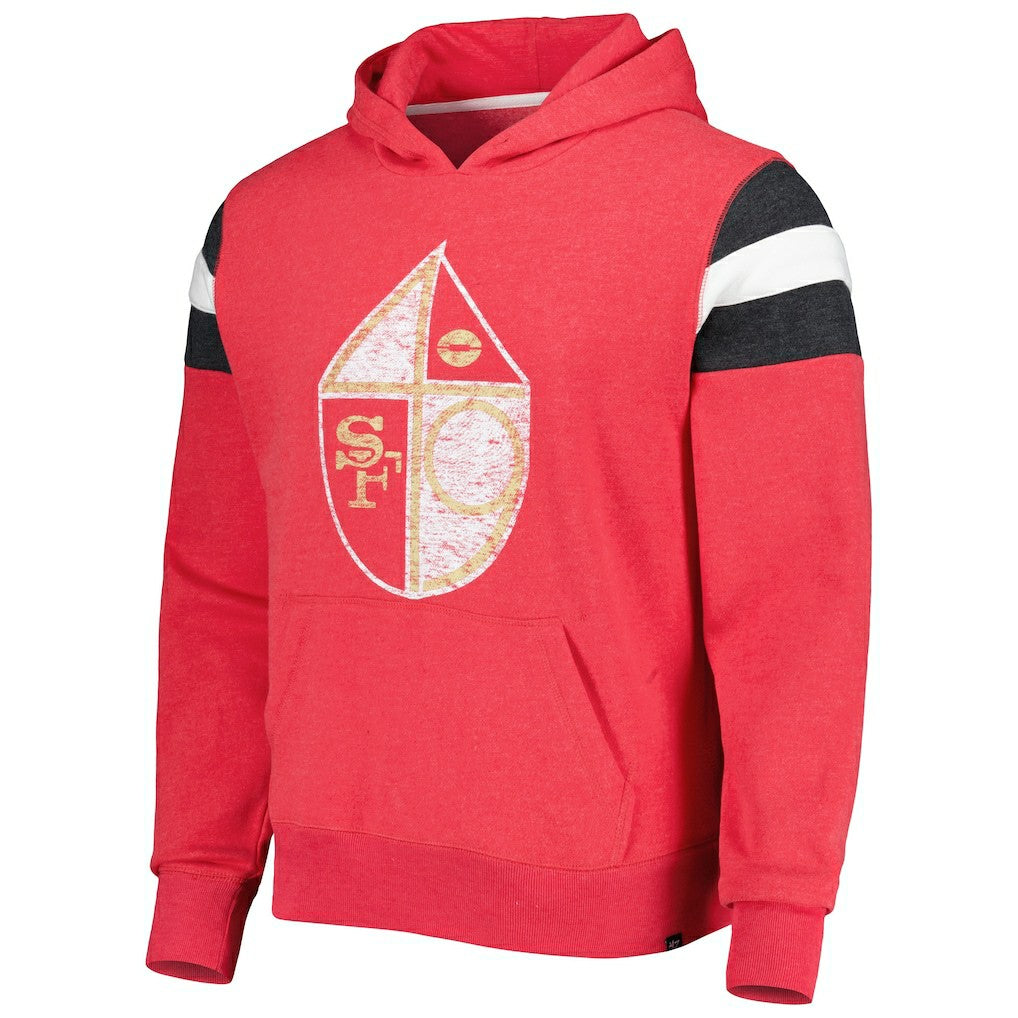 San Francisco 49ers 47 brand '47 Legacy Premier Nico Pullover Hoodie
