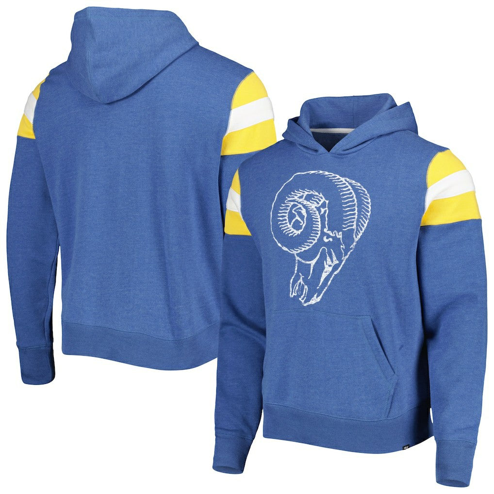 Los Angeles Rams 47 brand '47 Legacy Premier Nico Pullover Hoodie