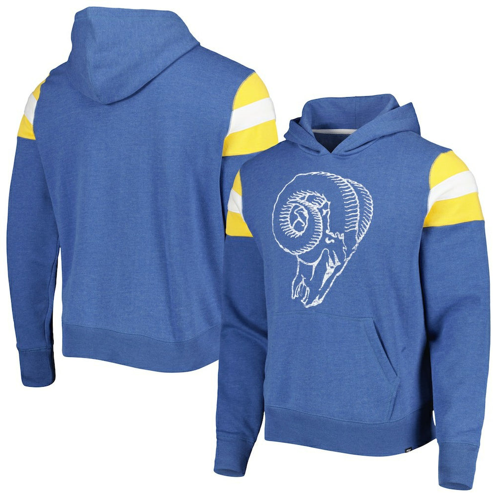 Los Angeles Rams 47 brand '47 Legacy Premier Nico Pullover Hoodie
