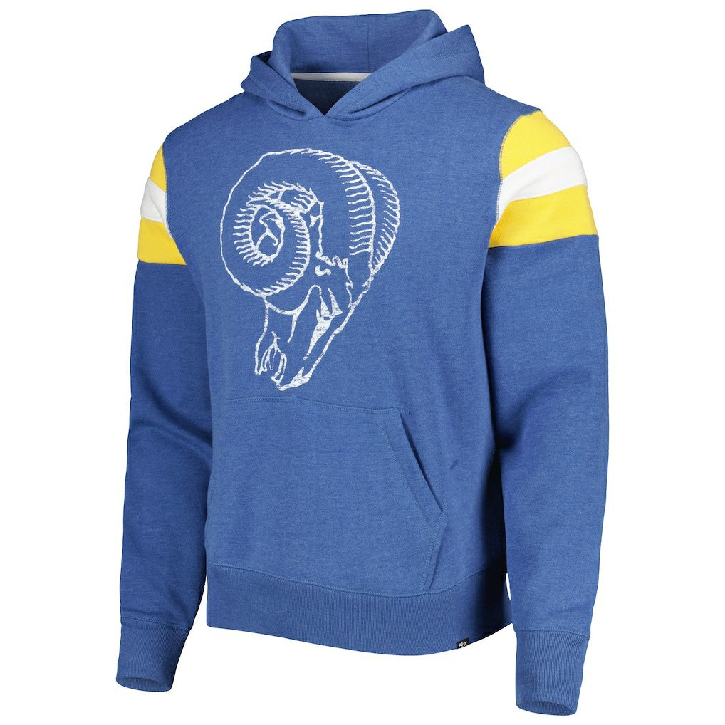 Los Angeles Rams 47 brand '47 Legacy Premier Nico Pullover Hoodie