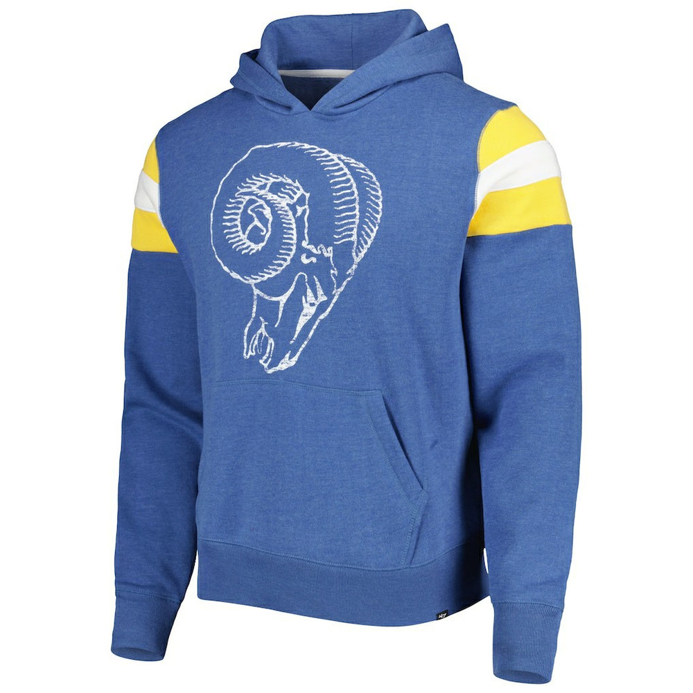 Los Angeles Rams 47 brand '47 Legacy Premier Nico Pullover Hoodie