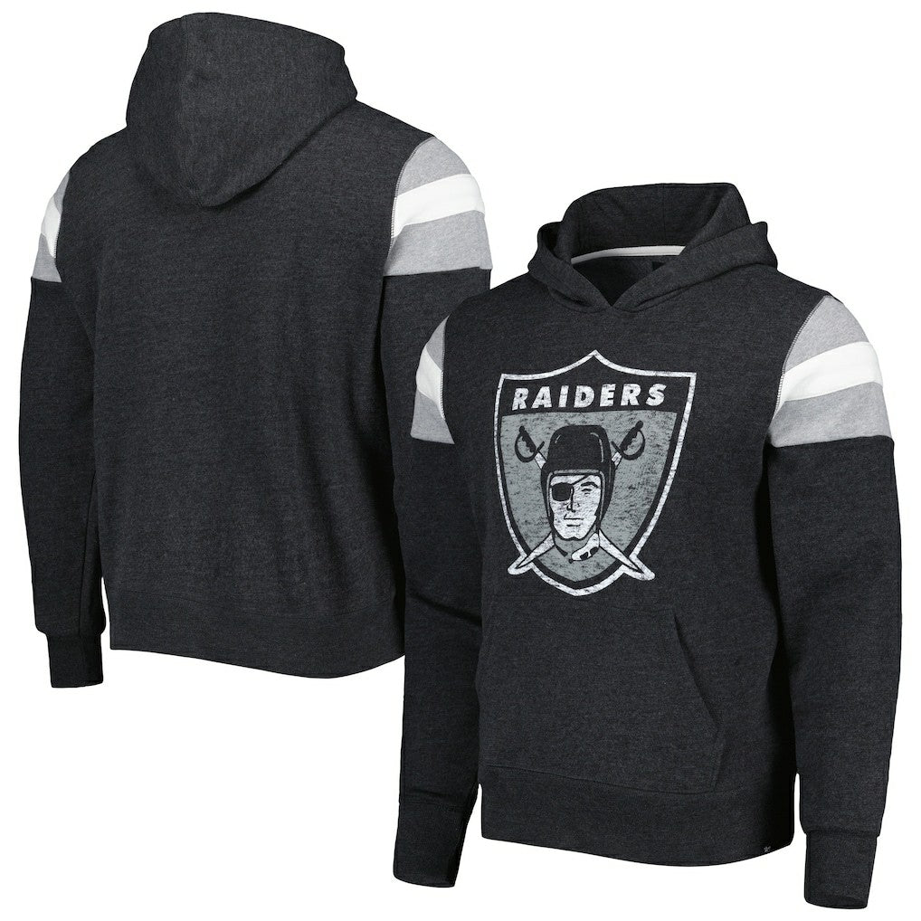 Las Vegas Raiders 47 brand '47 Legacy Premier Nico Pullover Hoodie
