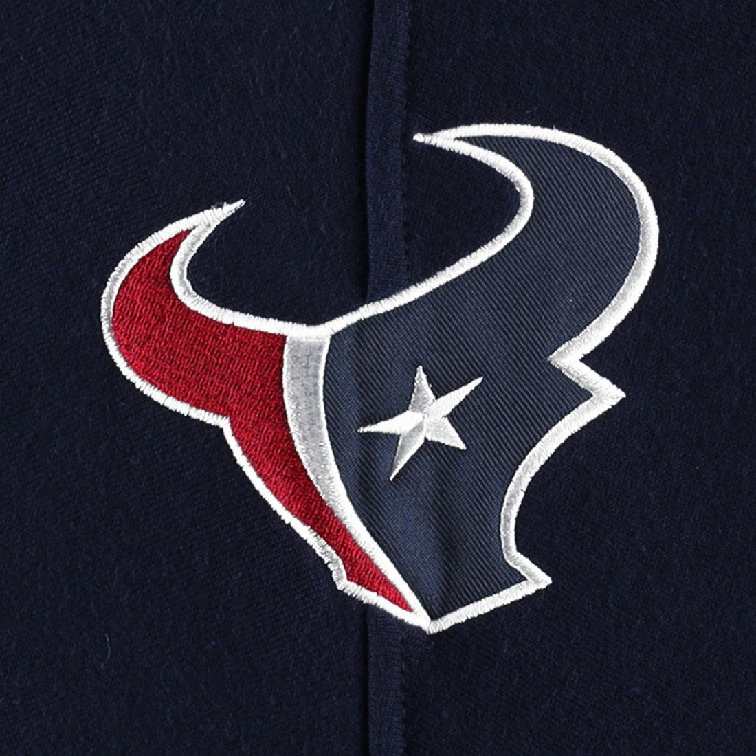 Houston Texans 47 brand '47 Gridiron Lace-Up Pullover Hoodie