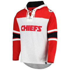 Kansas City Chiefs 47 brand '47 Gridiron Lace-Up Pullover Hoodie