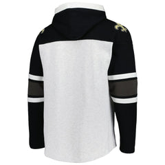 New Orleans Saints 47 brand '47 Gridiron Lace-Up Pullover Hoodie