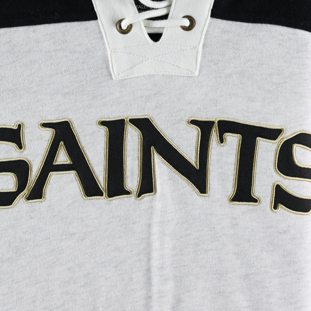 New Orleans Saints 47 brand '47 Gridiron Lace-Up Pullover Hoodie