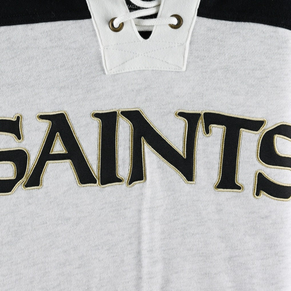 New Orleans Saints 47 brand '47 Gridiron Lace-Up Pullover Hoodie