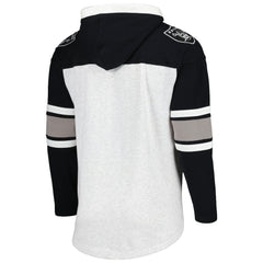 Las Vegas Raiders 47 brand '47 Gridiron Lace-Up Pullover Hoodie