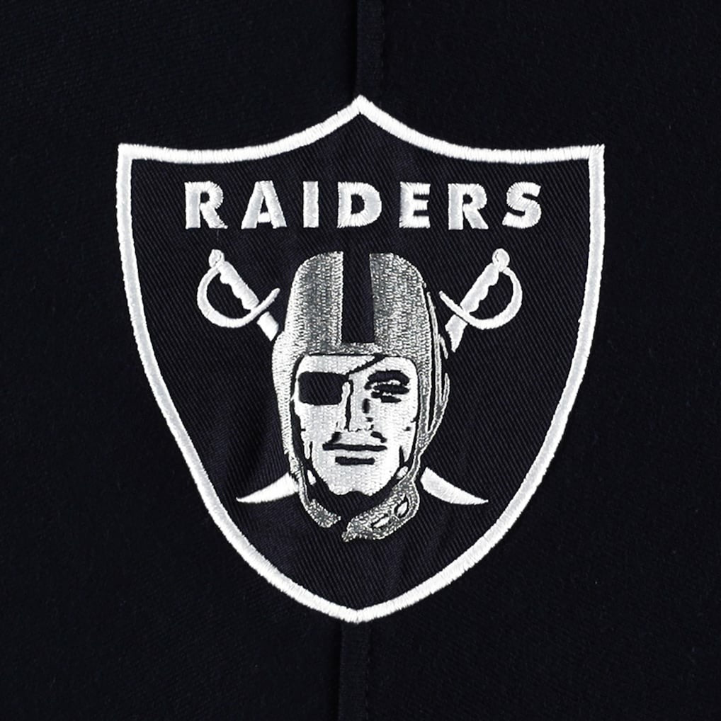 Las Vegas Raiders 47 brand '47 Gridiron Lace-Up Pullover Hoodie