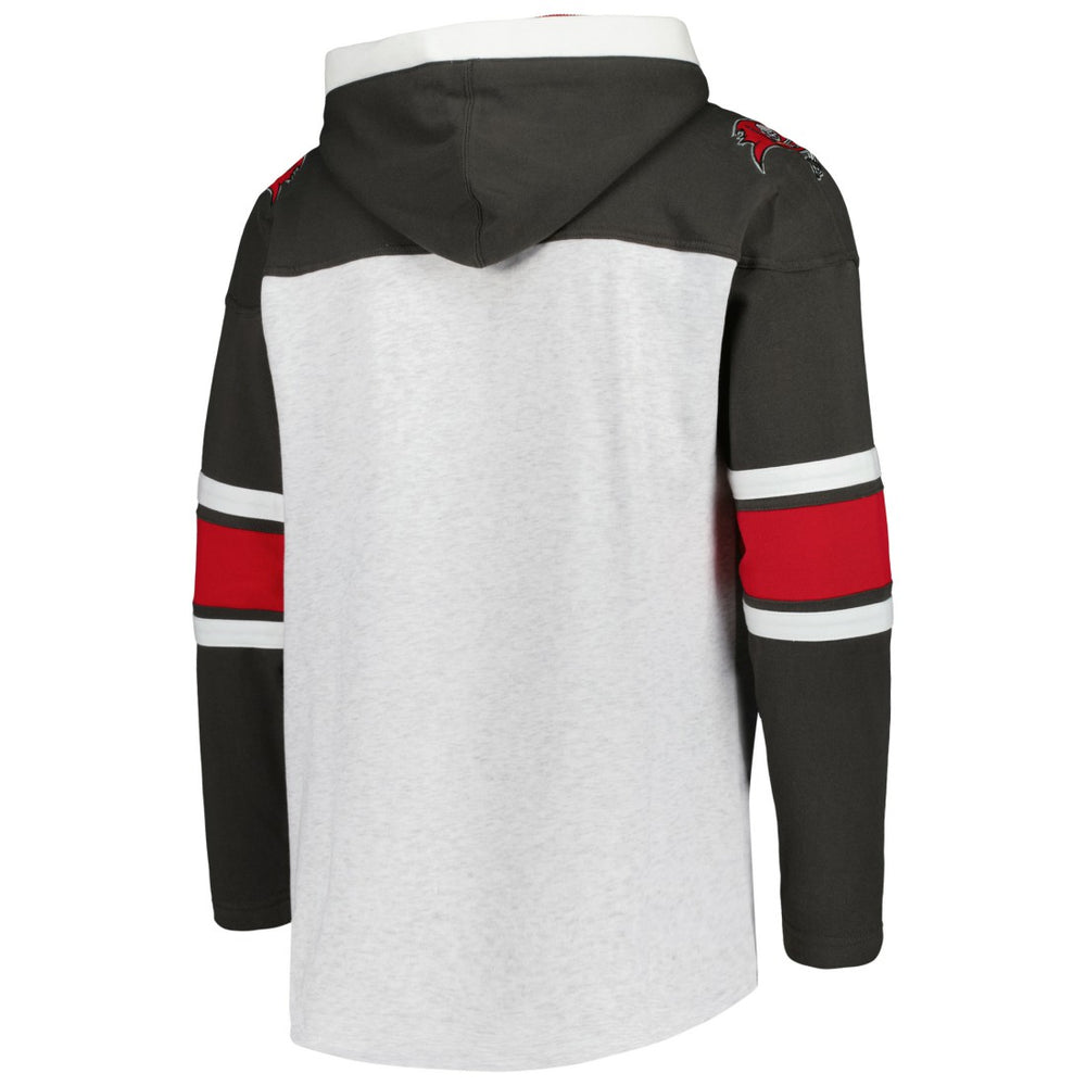 Tampa Bay Buccaneers 47 brand '47 Gridiron Lace-Up Pullover Hoodie