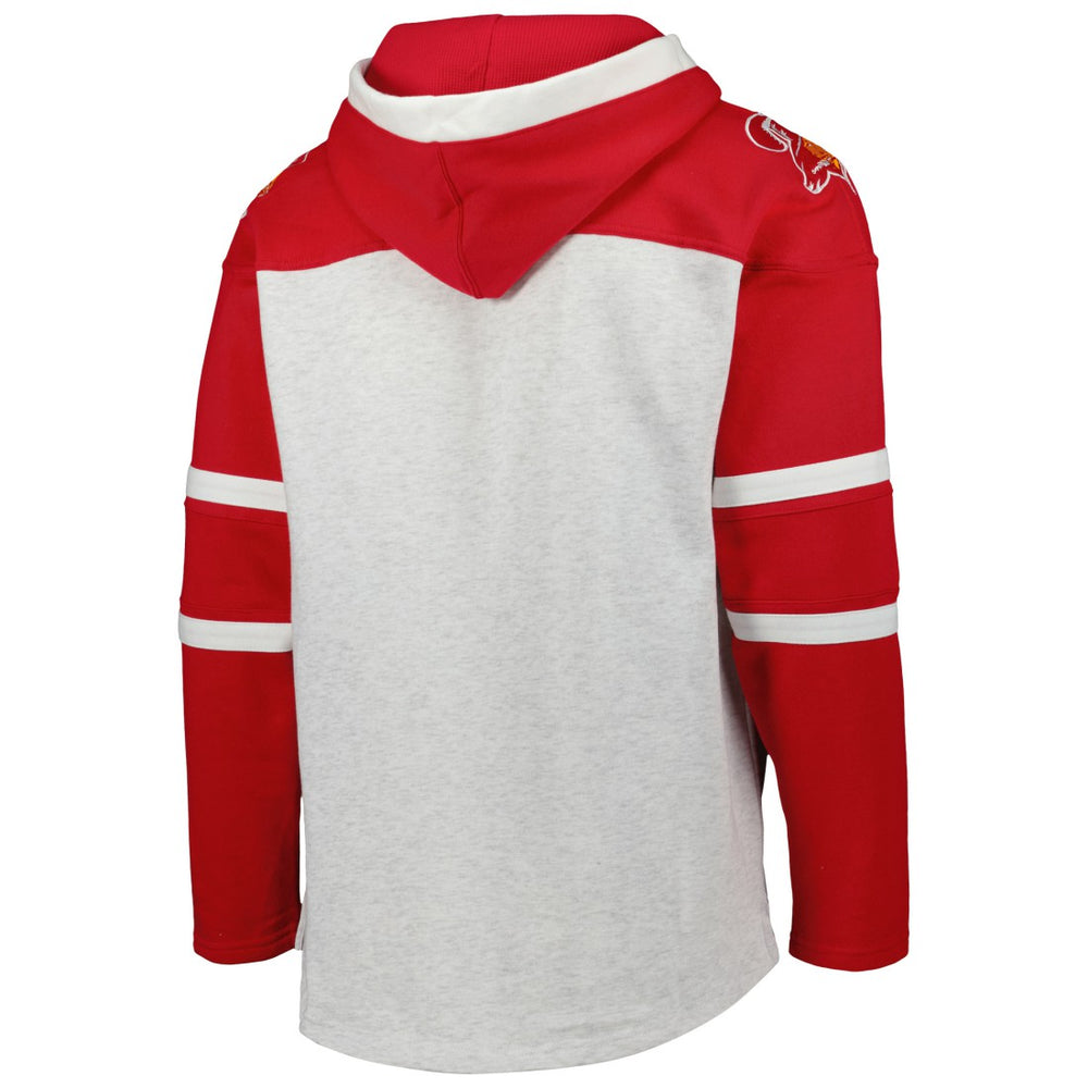 Tampa Bay Buccaneers 47 brand '47 Historic Logo Gridiron Lace-Up Pullover Hoodie