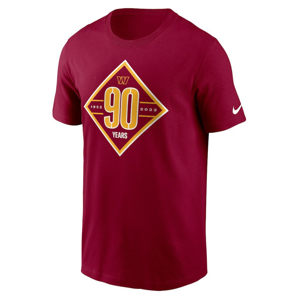 Washington Commanders Nike 90th Anniversary T-Shirt