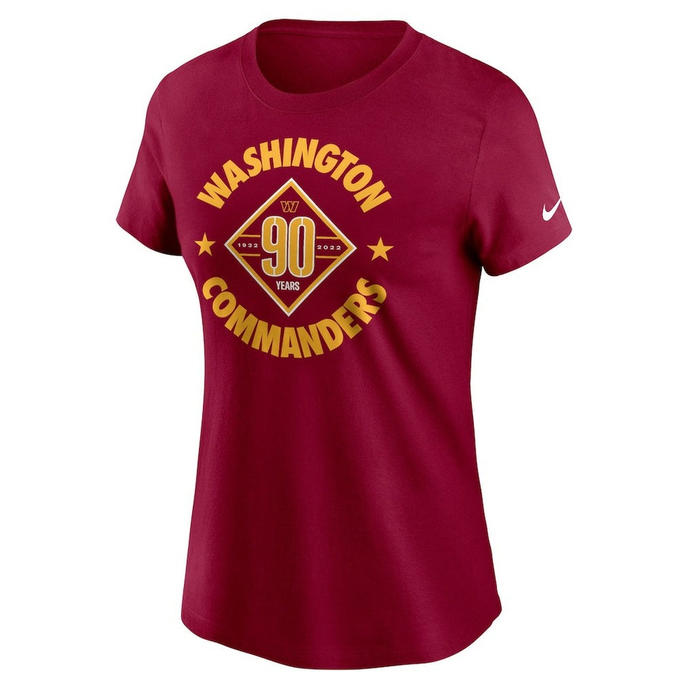 Washington Commanders Nike Women's 90th Anniversary T-Shirt