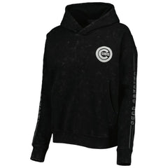 Chicago Cubs The Wild Collective Women's Marble Pullover Hoodie | MLB US