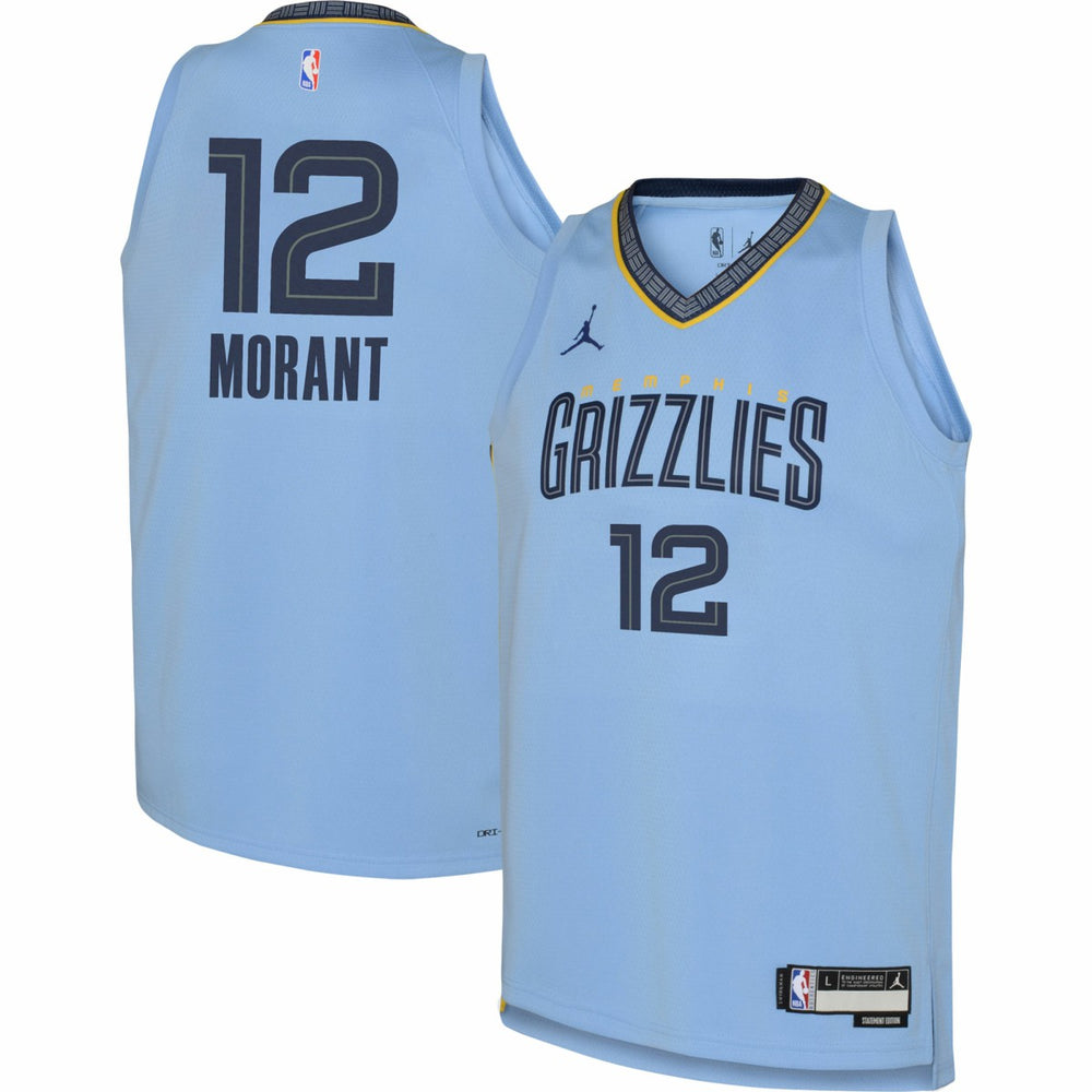 Ja Morant Memphis Grizzlies Jordan Brand Youth Swingman Jersey For Sale