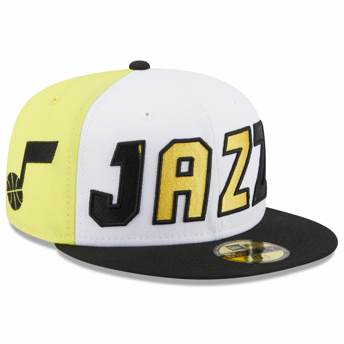 Utah Jazz Back Half 59FIFTY Fitted Hat For Sale