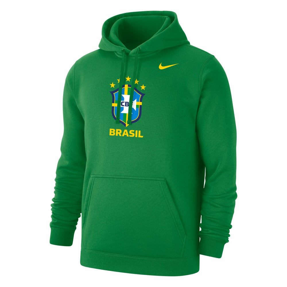 Brazil National Team Club Primary Pullover Hoodie Green - Nike