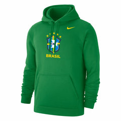 Brazil National Team Club Primary Pullover Hoodie Green - Nike