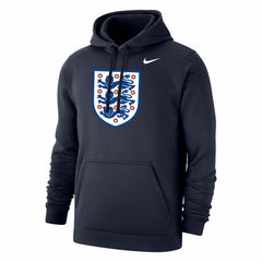 England National Team Club Primary Pullover Hoodie Navy - Nike