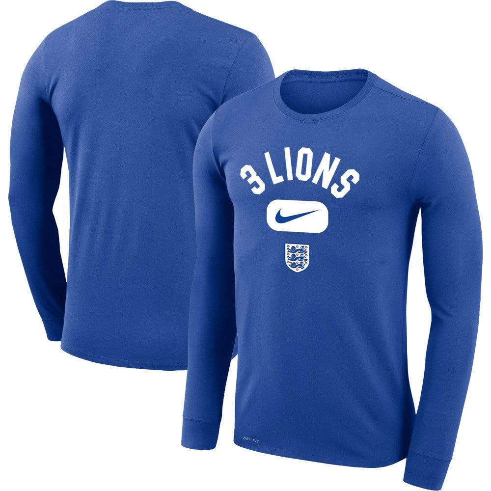 England National Team Lockup Legend Performance Long Sleeve T-Shirt Royal - Nike
