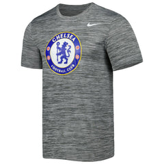Chelsea Primary Logo Velocity Legend Performance T-Shirt Heather Gray - Nike
