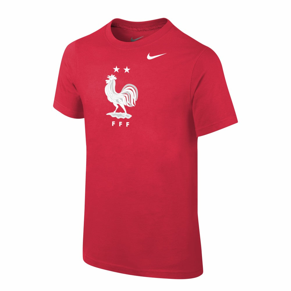 France National Team Youth Core Team T-Shirt Red - Nike