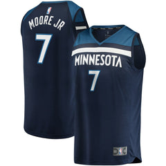 Wendell Moore Jr. Minnesota Timberwolves 2022 NBA Draft First Round Pick Fast Break Replica Player Jersey Icon On Sale