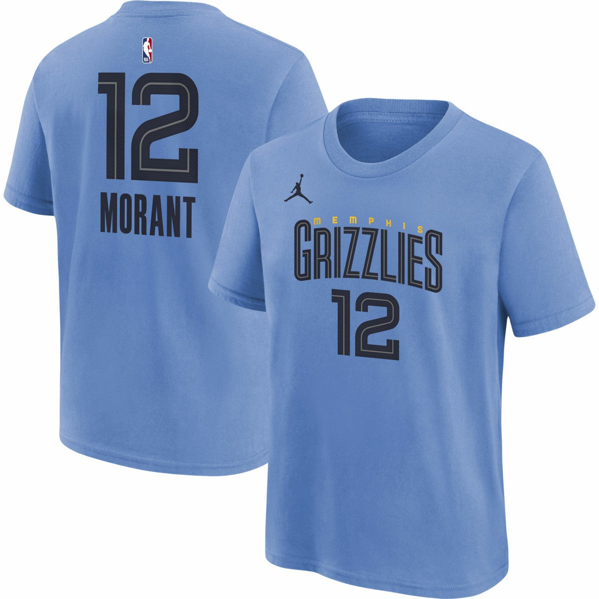 Ja Morant Memphis Grizzlies Jordan Brand Youth Statement Edition Name & Number Player T-Shirt Outlet