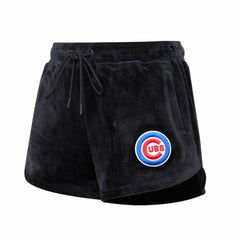 Chicago Cubs Pro Standard Women's Classic Velour Lounge Shorts | MLB On Sale