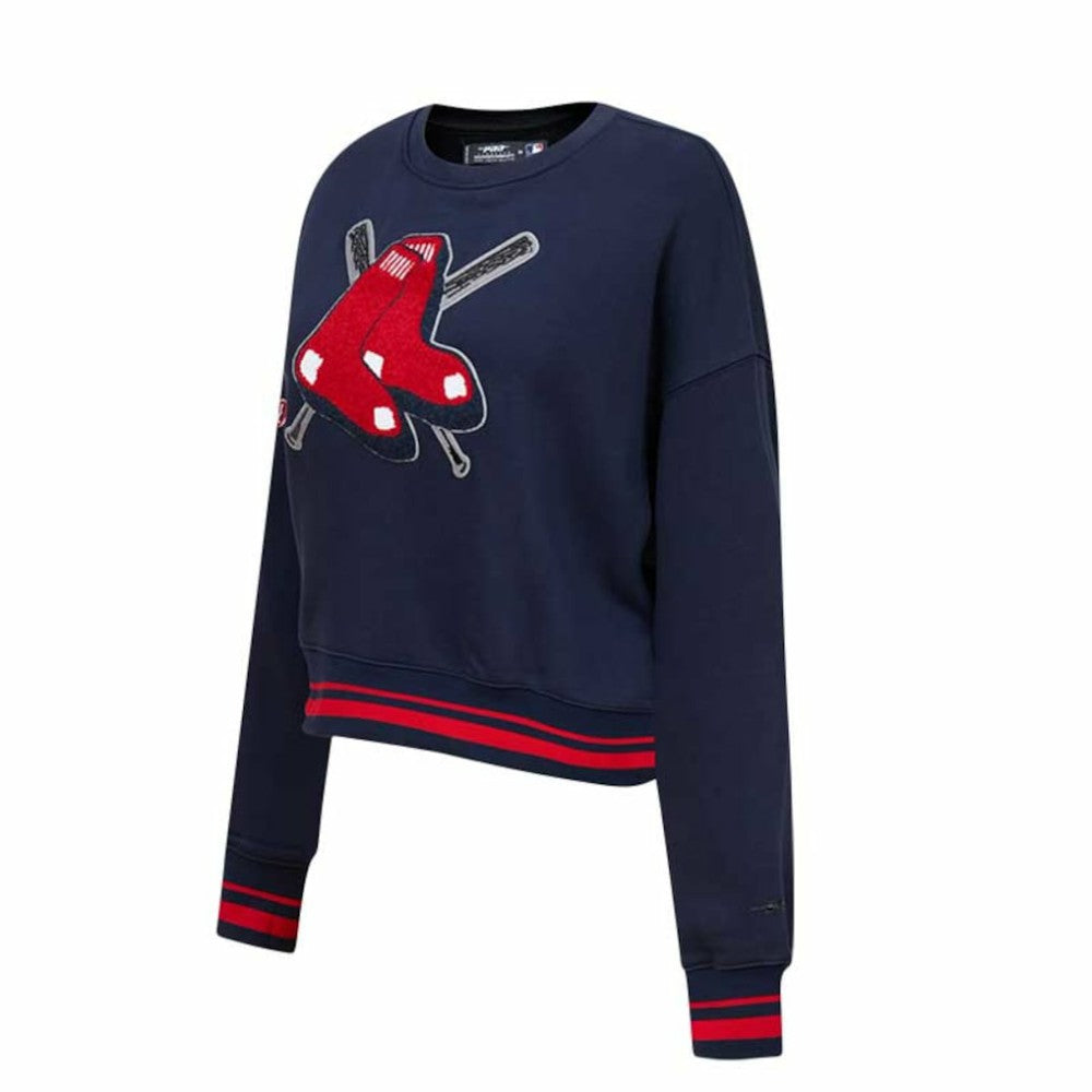 Boston Red Sox Pro Standard Women's Mash Up Pullover Sweatshirt | MLB Sale