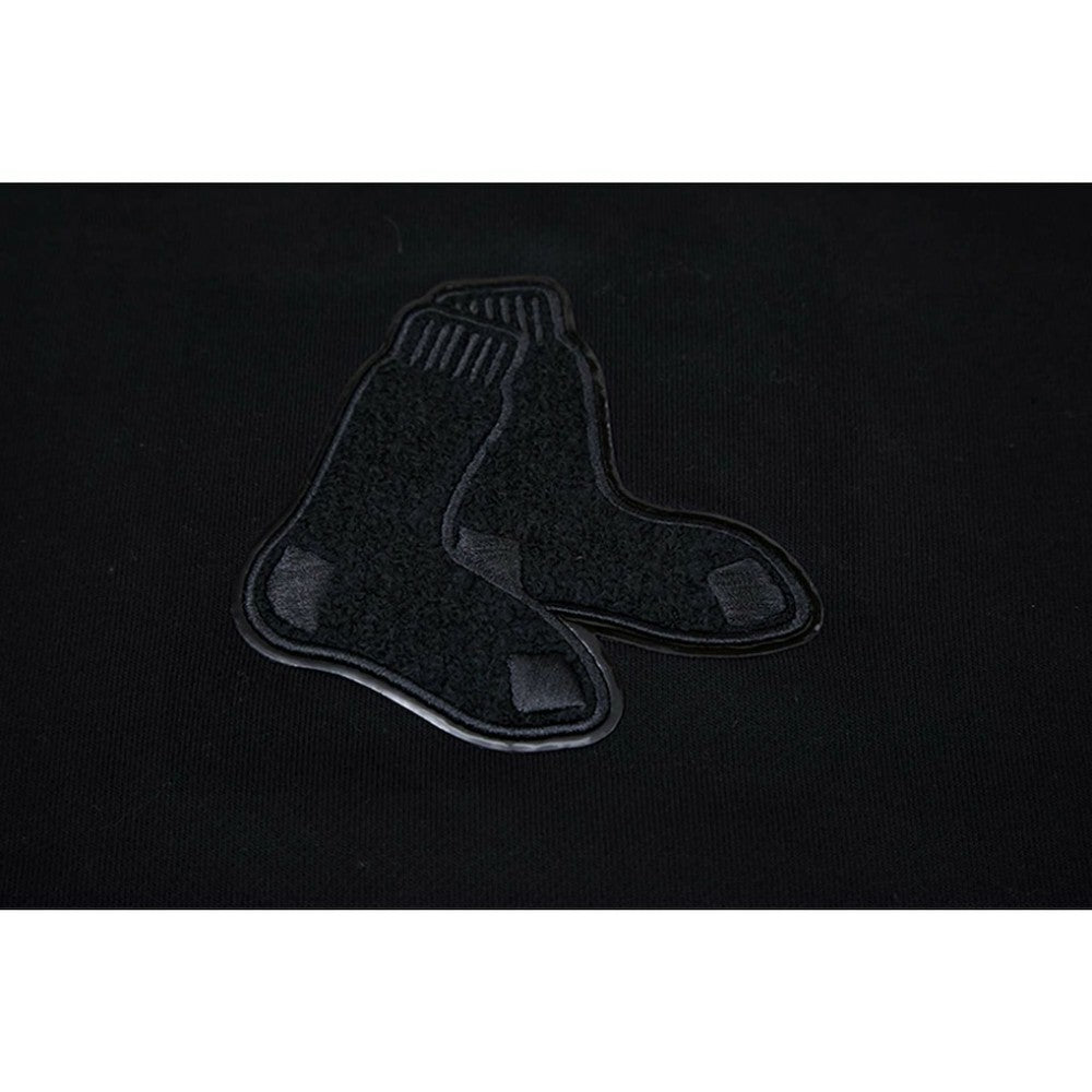 Boston Red Sox Pro Standard Women's Triple Black Cropped Pullover Hoodie | MLB Online