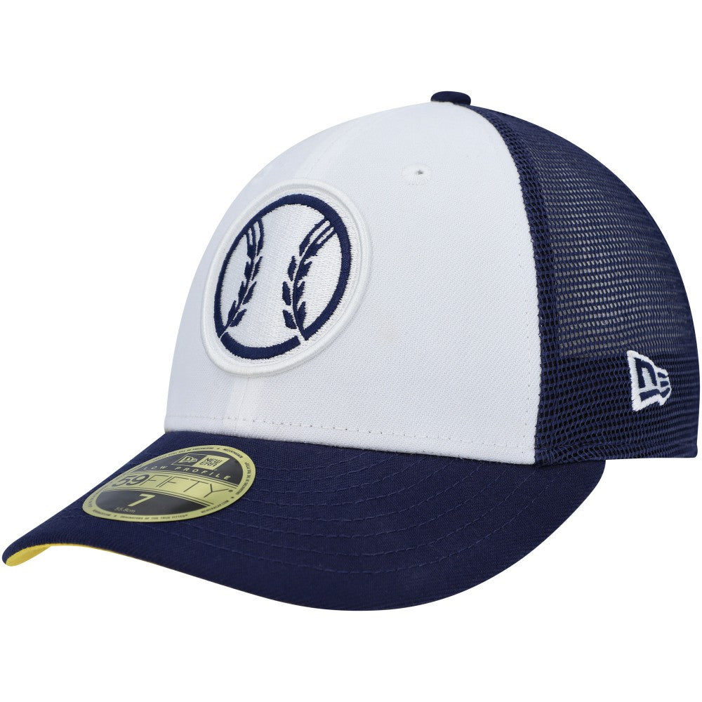 Milwaukee Brewers New Era 2023 On-Field Batting Practice Low Profile 59FIFTY Fitted Hat | MLB Sale