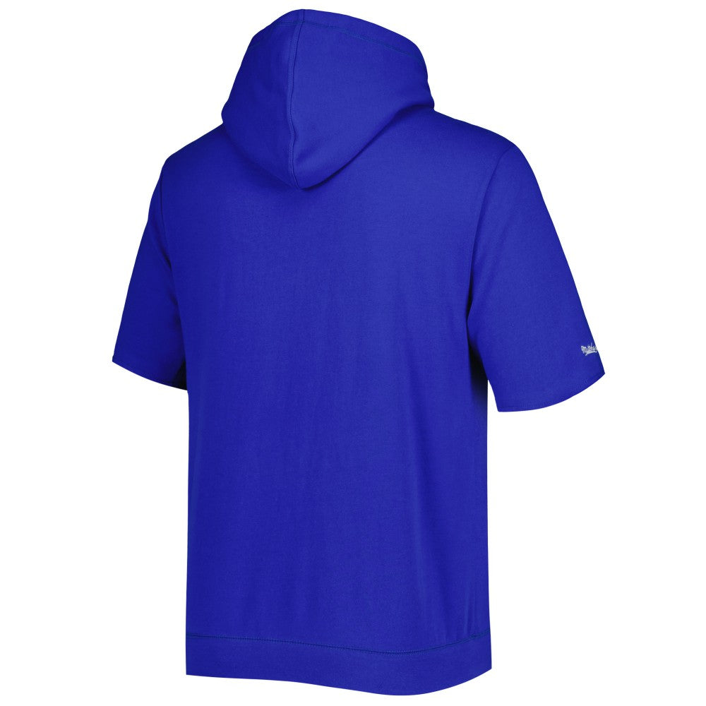 New York Mets Mitchell & Ness Cooperstown Collection Washed Fleece Pullover Short Sleeve Hoodie | MLB New