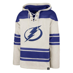 Tampa Bay Lightning '47 Rockaway Lace-Up Pullover Hoodie Sale