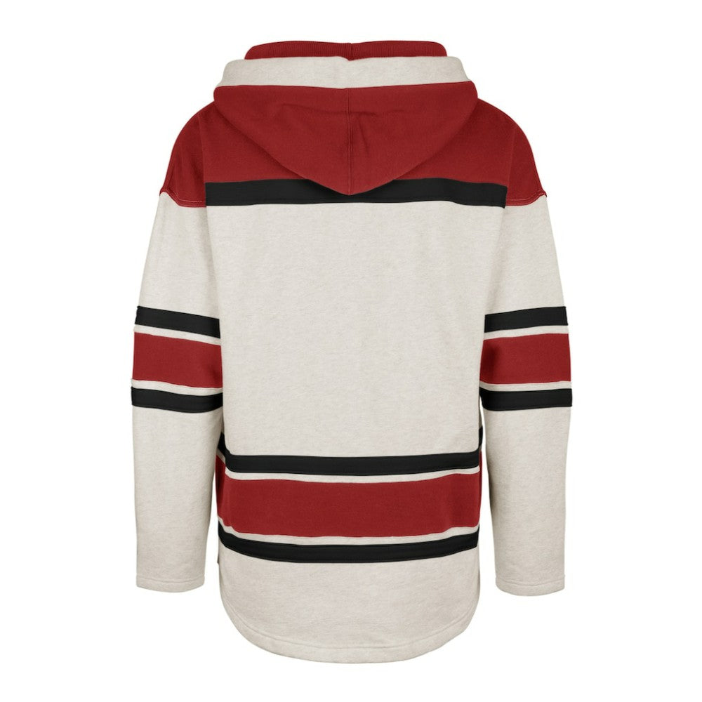 Detroit Red Wings '47 Rockaway Lace-Up Pullover Hoodie Outlet