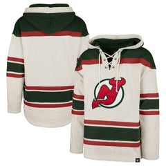 New Jersey Devils '47 Rockaway Lace-Up Pullover Hoodie Outlet