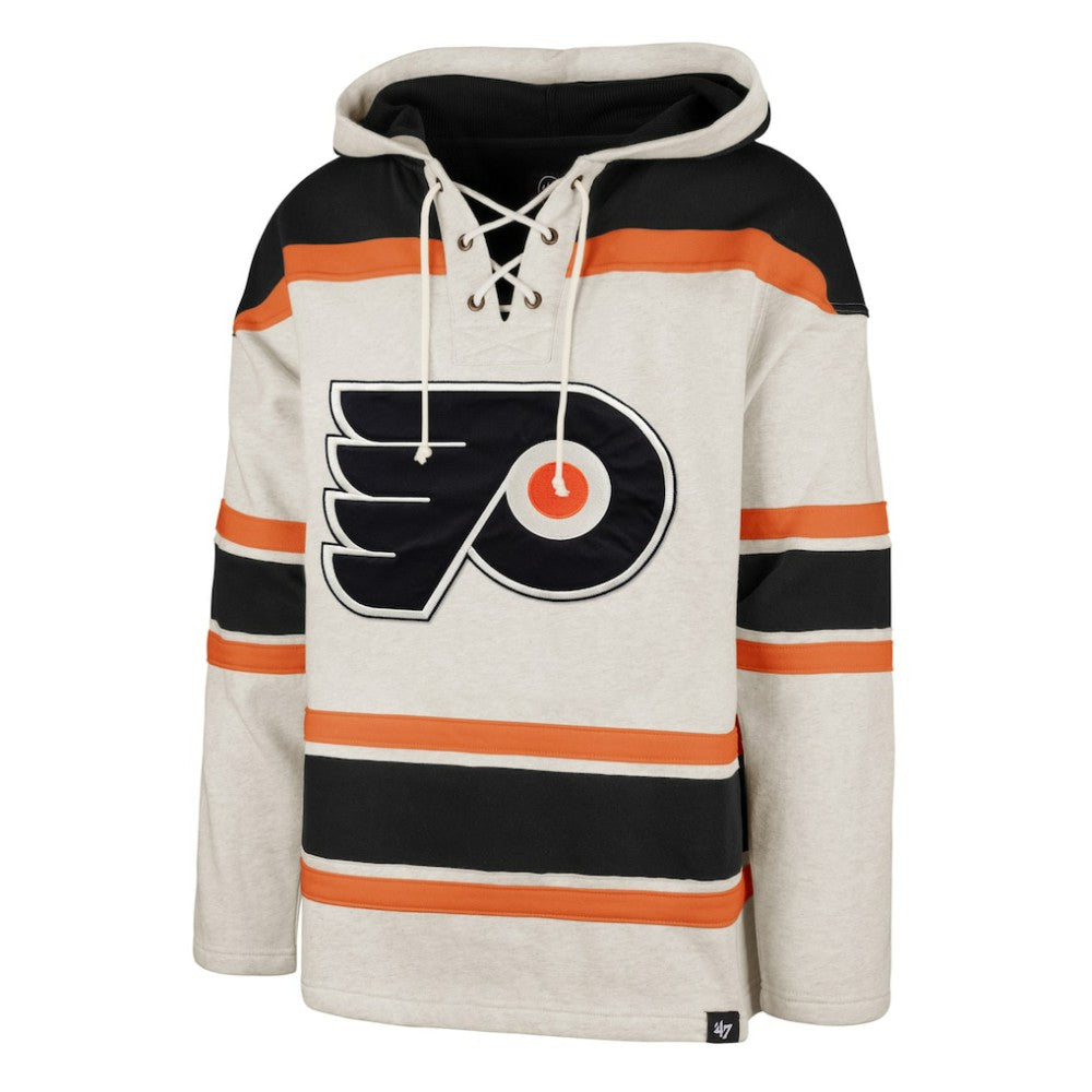 Philadelphia Flyers '47 Rockaway Lace-Up Pullover Hoodie Discount