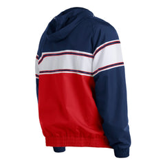 Boston Red Sox New Era Ripstop Raglan Quarter-Zip Hoodie | MLB New