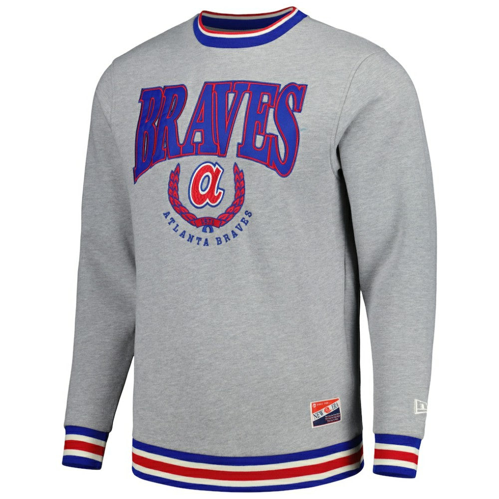 Atlanta Braves New Era Throwback Classic Pullover Sweatshirt | MLB Shop