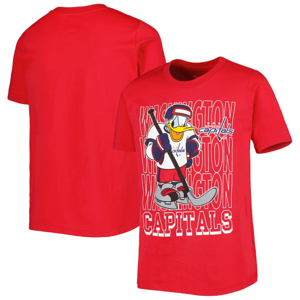 Washington Capitals Youth Disney Donald Duck Three-Peat T-Shirt Sale