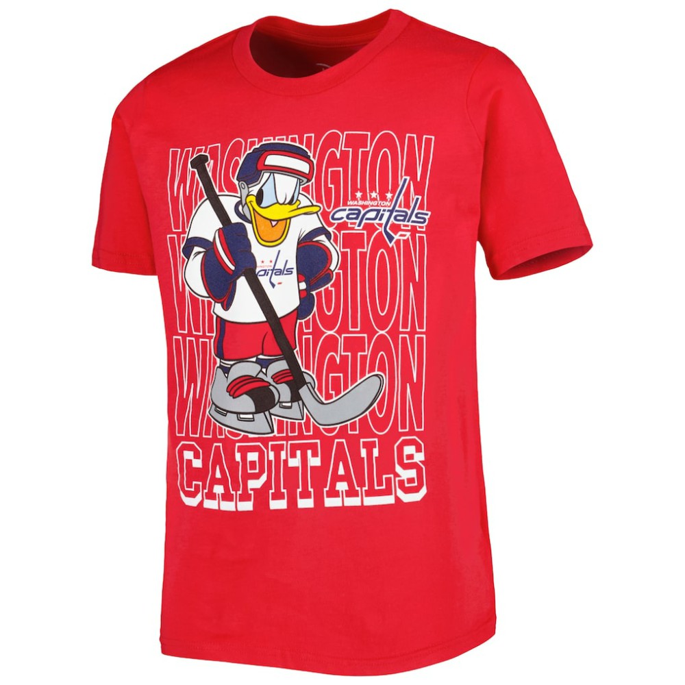Washington Capitals Youth Disney Donald Duck Three-Peat T-Shirt Sale