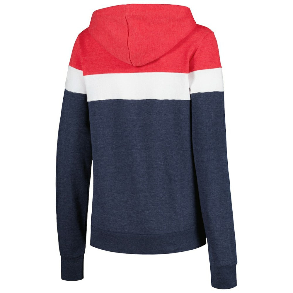 Minnesota Twins New Era Women's Colorblock Full-Zip Hoodie Jacket | MLB New