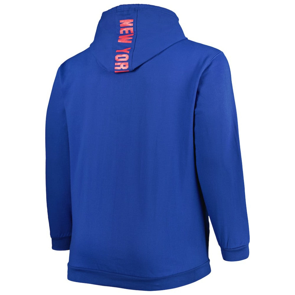 New York Rangers Big & Tall Fleece Pullover Hoodie Outlet