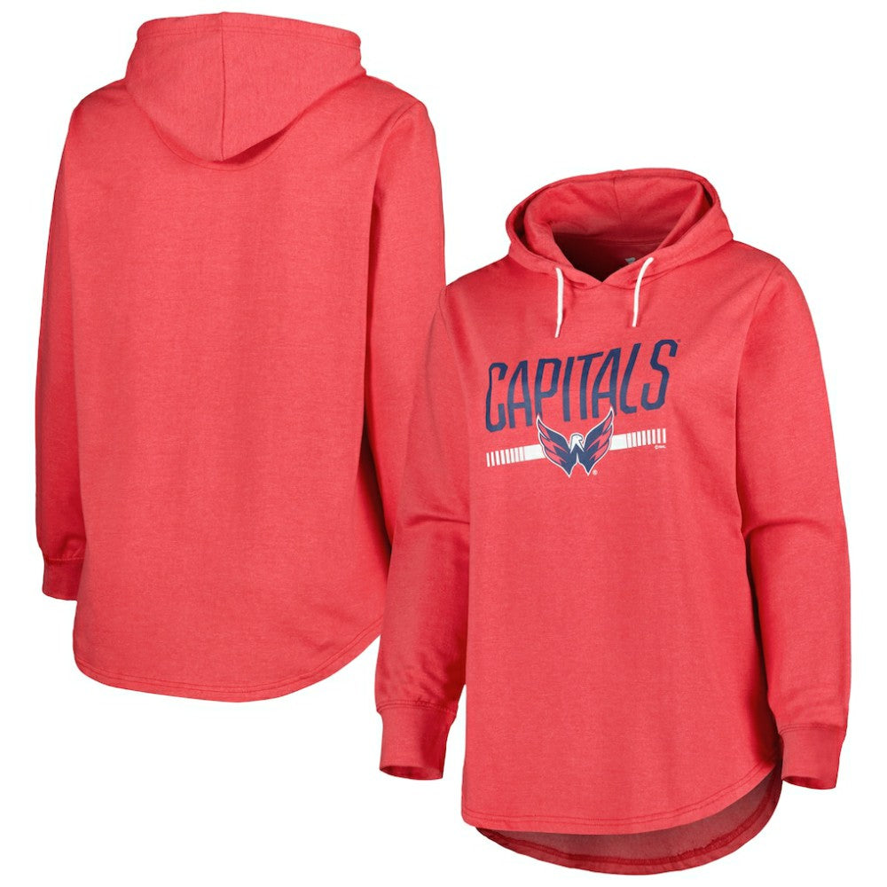Washington Capitals Women's Plus Size Fleece Pullover Hoodie Sale